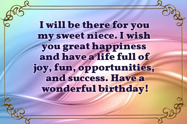 Birthday Wishes For My Niece