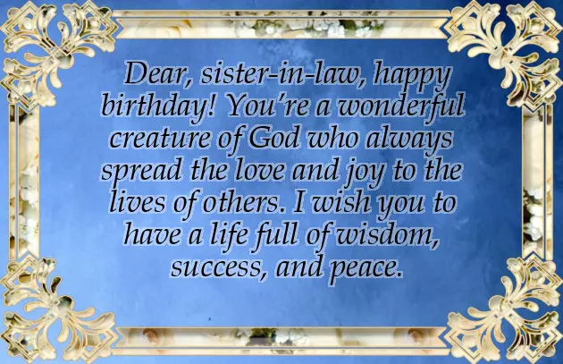 Happy Birthday Wishes For My Sister Husband