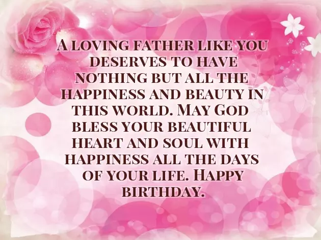 Bday Msg For Dad