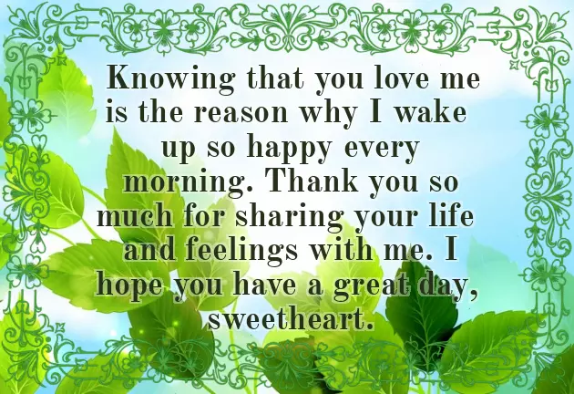 Ldr Good Morning Message For Him