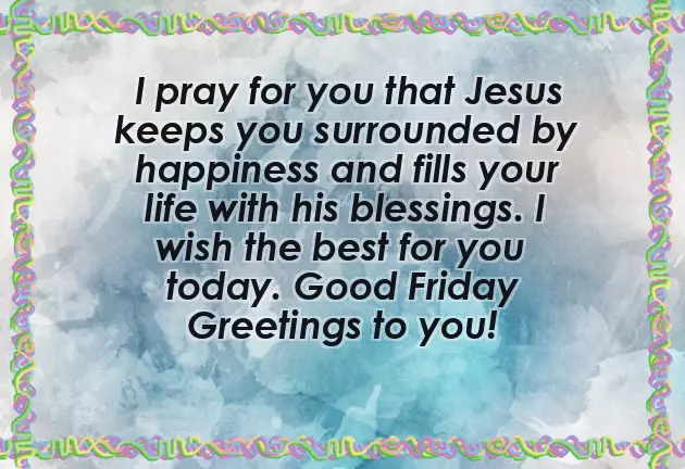A Good Friday Message