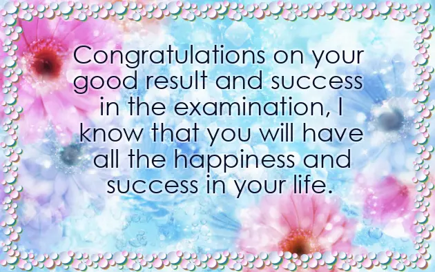 Exam Congratulations Wishes