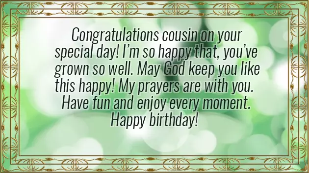 Happy Birthday Man Cousin