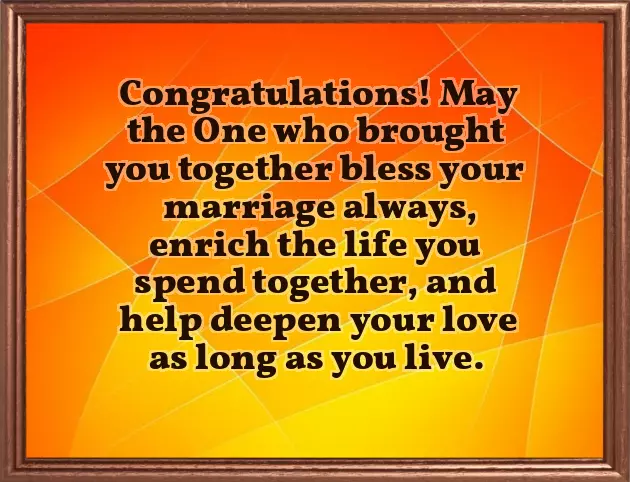 Wedding Wishes In Christian