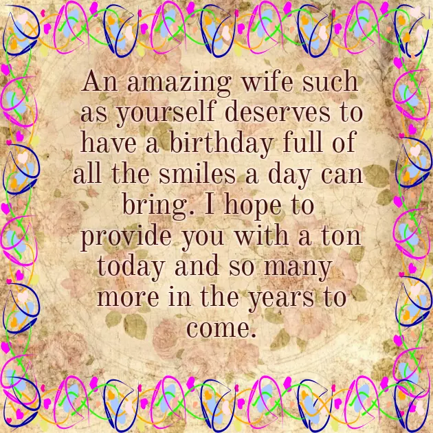 Funny Wife Birthday Wishes