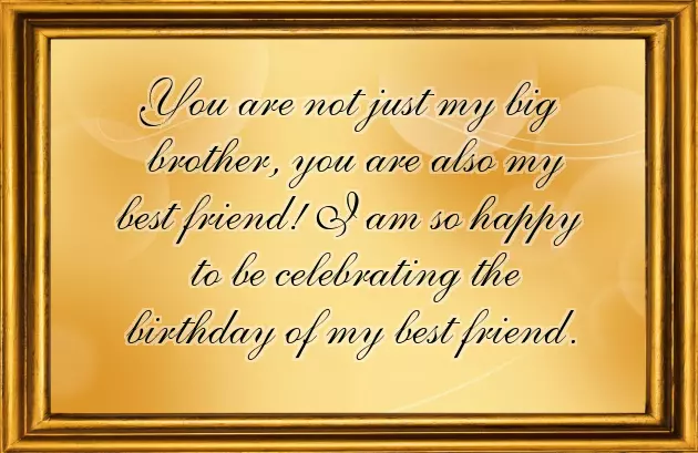 Older Brother Birthday