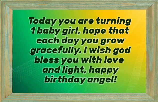 1St Birthday Wish For Baby Girl 1St Birthday Wish For Baby Girl