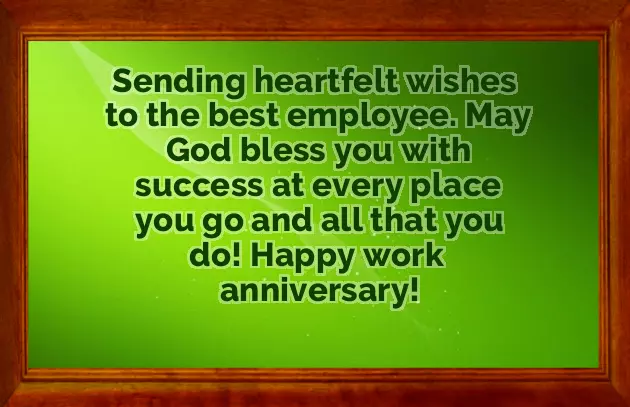Congratulations On Long Service Anniversary