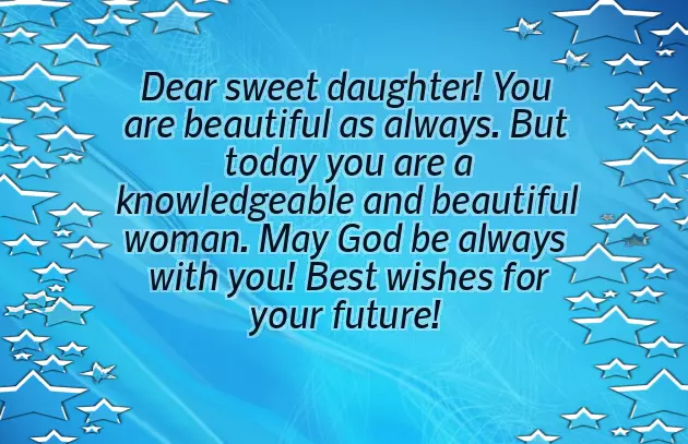 Congratulation Message For Daughter Graduation