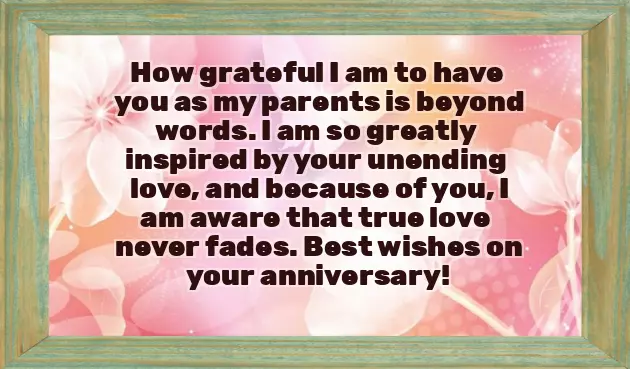 Happy Wedding Anniversary Mom & Dad