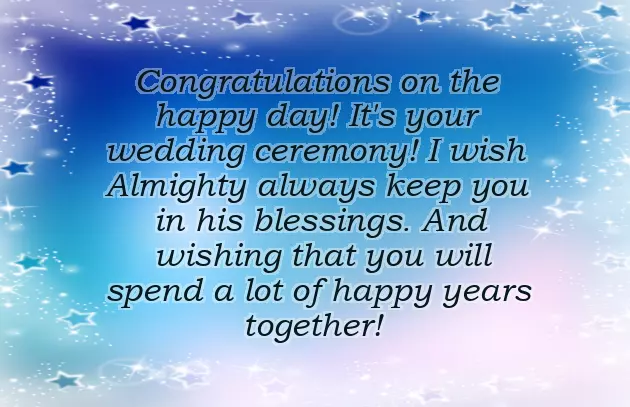 Message Marriage Congratulations