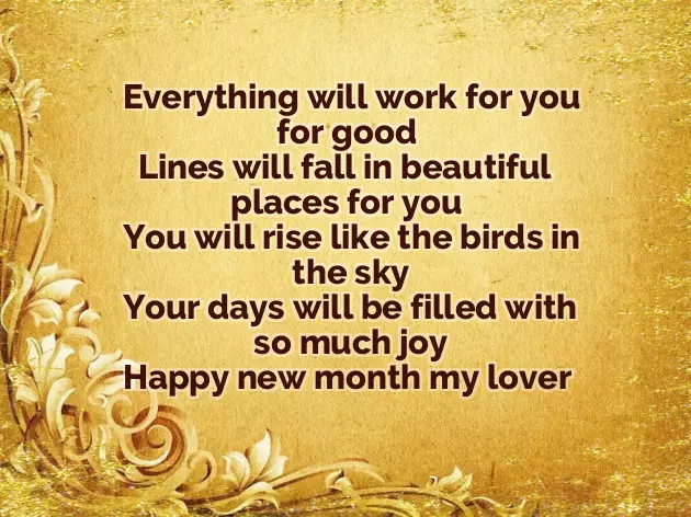 New Month Wishes For Girlfriend