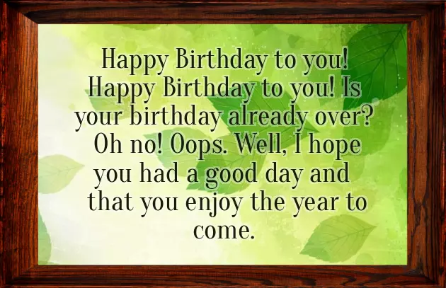 Belated Birthday Wishes For A Brother