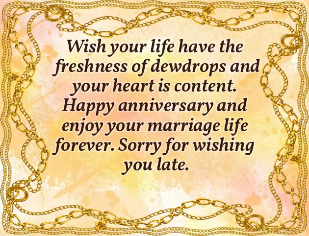 Happy Wedding Anniversary Wishes With Name