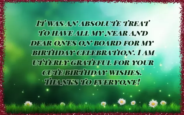 Thank You Friends For Your Wonderful Birthday Wishes Thank You Friends For Your Wonderful Birthday Wishes
