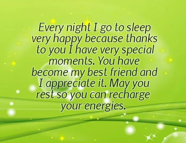 Cute Good Night Message For Friend Cute Good Night Message For Friend