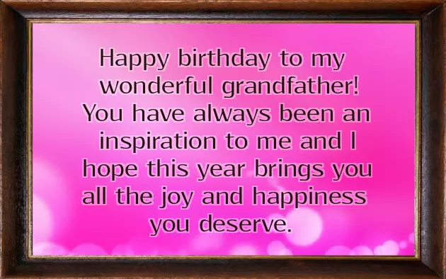 Happy Birthday Quotes Grandpa