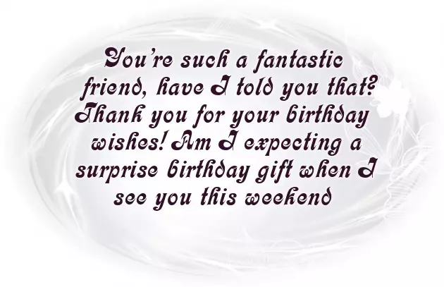 Thank You Quotes For Wishing My Birthday