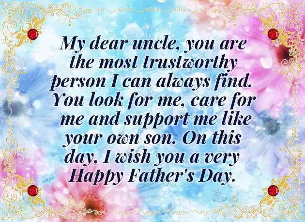 Fathers Day Message To An Uncle Fathers Day Message To An Uncle