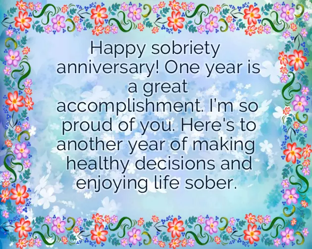 Congratulations On Your Sobriety