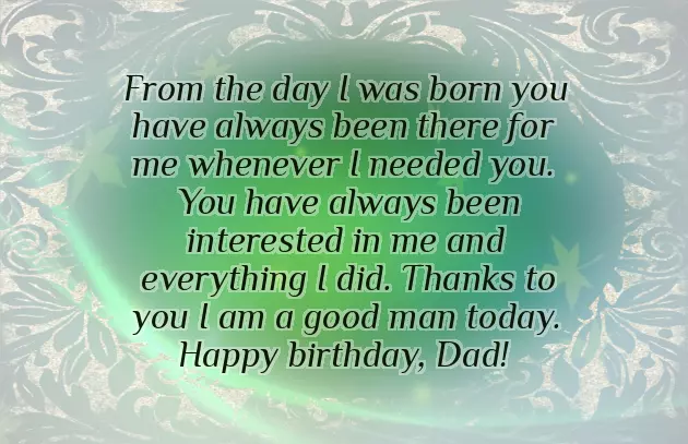 Happy Bday Dad Quotes