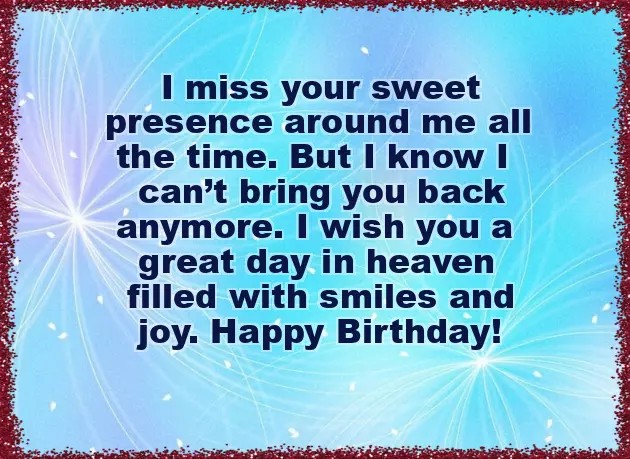 Birthday Wishes For Late Brother