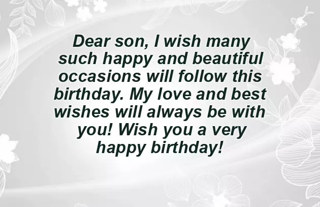 Birthday Wish For Kid Son