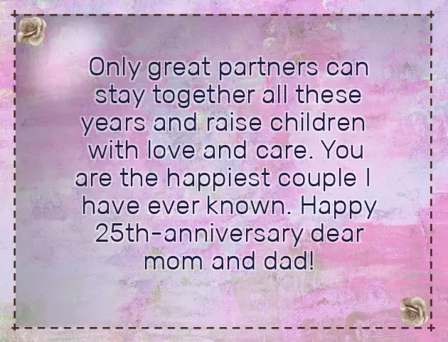 Marriage Anniversary Wishes For Parents