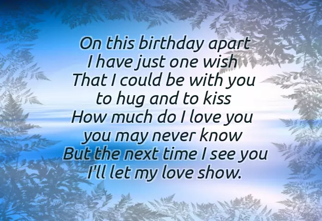 Short Poem For Birthday