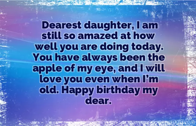 Daughter Wishes To Mom