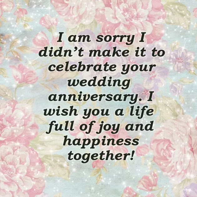 Belated Happy Married Life Wishes