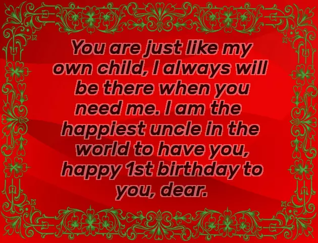 Happy 1St Birthday Boy Quotes