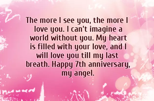 7Th Love Anniversary Quotes 7Th Love Anniversary Quotes
