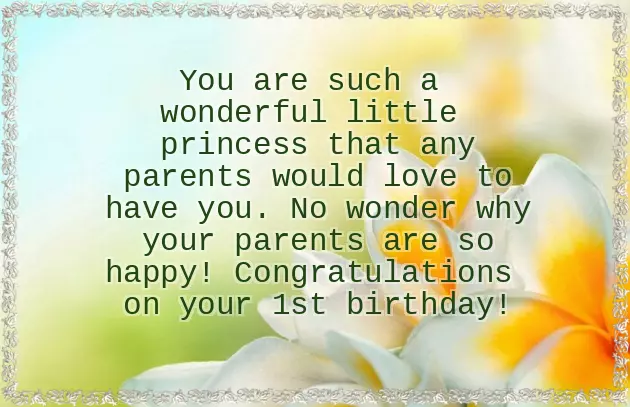 Brother 1St Birthday Wishes