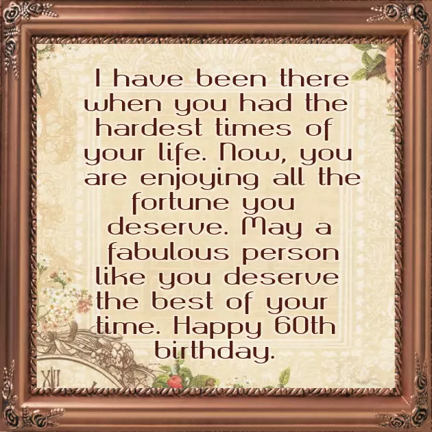 Happy Birthday 60 Year Old