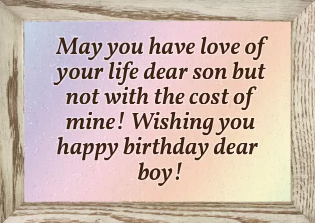 Birthday Wishes For Son Funny Birthday Wishes For Son Funny