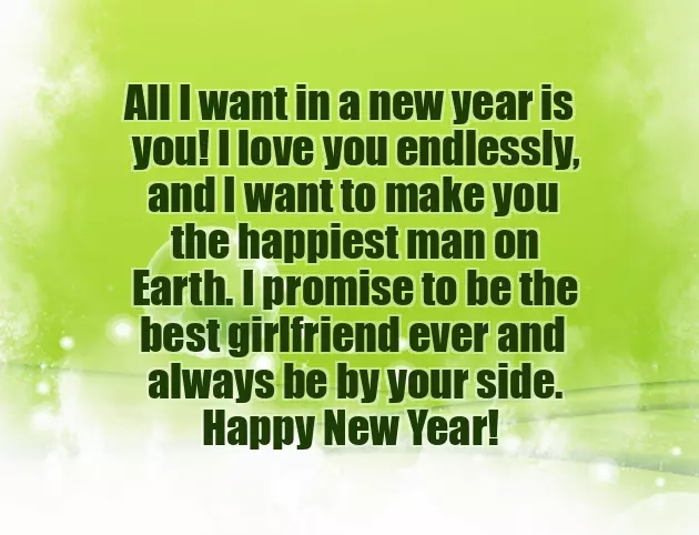 Boyfriend New Year Wishes