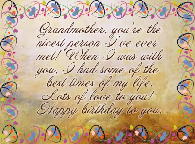 Birthday Wishes For Grandmother In Heaven