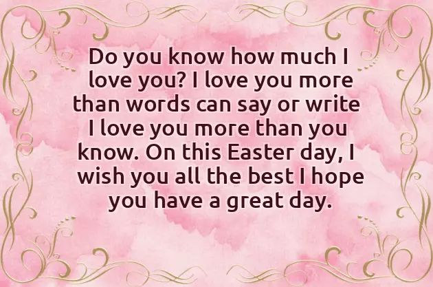 Happy Easter For Girlfriend