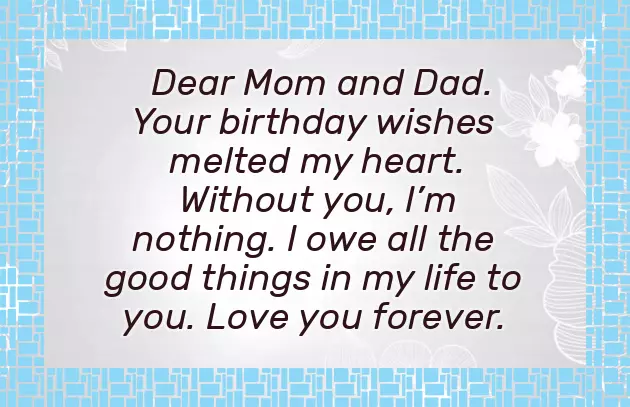 Thank You Letter For Greetings On My Birthday