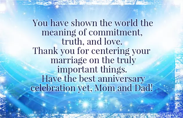 40Th Anniversary Wishes To Mom And Dad