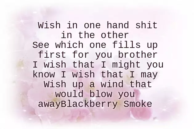 Wishes In One Hand Wishes In One Hand