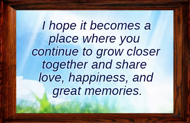 Congratulations On Your New Property