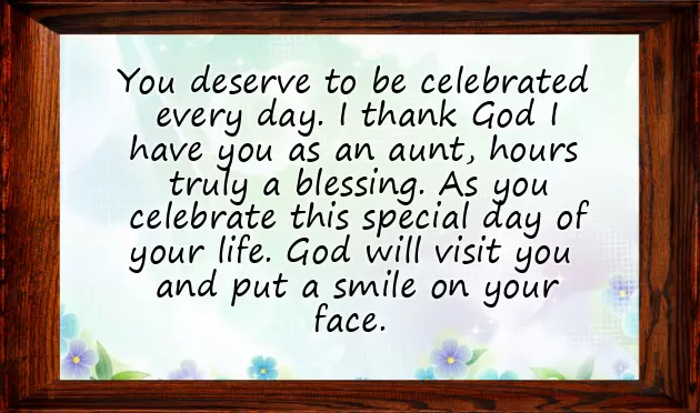 Happy Birthday Sweet Aunt