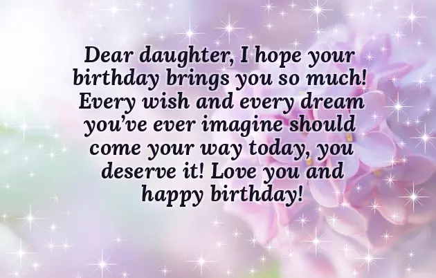 Birthday Wishes For Little Daughter Birthday Wishes For Little Daughter