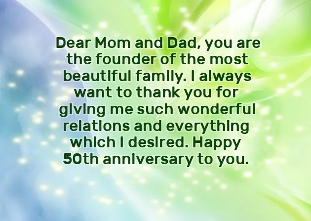 Wedding Anniversary Wishes For Parents In Law