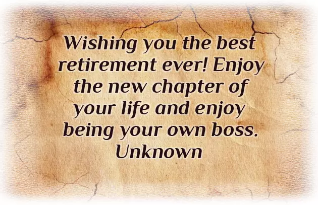 Job Retirement Wishes