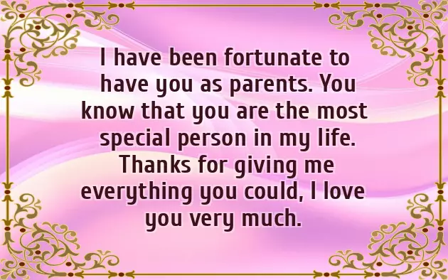 Greeting Parents Greeting Parents