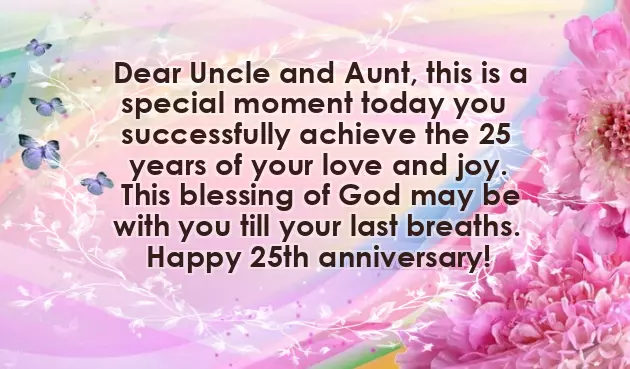 Happy Silver Wedding Anniversary