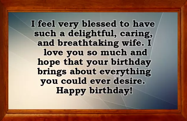 Wife Status Birthday